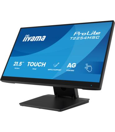 iiyama T2254MSC-B2AG pantalla para PC 54,6 cm (21.5") 1920 x 1080 Pixeles Full HD LED Pantalla táctil Negro