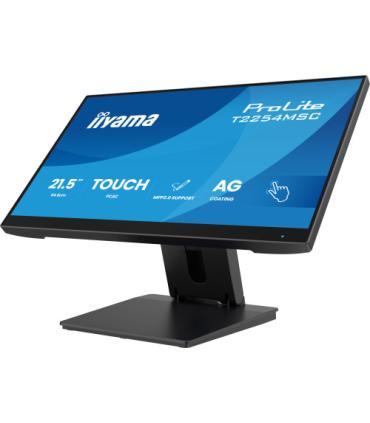 iiyama T2254MSC-B2AG pantalla para PC 54,6 cm (21.5") 1920 x 1080 Pixeles Full HD LED Pantalla táctil Negro