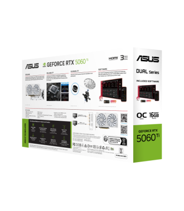 ASUS Dual -RTX5060TI-O16G-WHITE NVIDIA GeForce RTX 5060 Ti 16 GB GDDR7