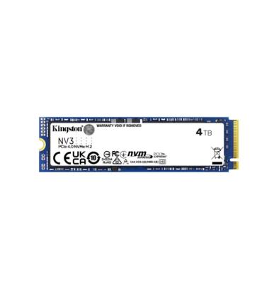 Kingston NV3 Disco Duro Solido SSD M2 2280 4TB PCIe 4.0 NVMe 3D NAND