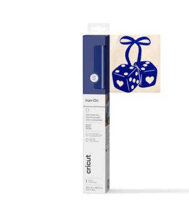CRICUT FLOCKED IRON-ON BLUE 30X48CM
