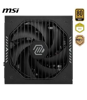 FUENTE ALIMENTACION MSI MAG A1000GLS PCIE5,PSU,1000W,80 PLUS GOLD,MODULAR,135MM,ACTIVE PFC,PCI-E 5.0 (16 PIN)X1,PCI-E (6+2 PIN)X