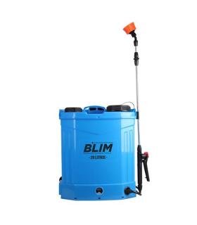 Blim Sulfatadora de Espalda a Bateria 12V 20L - Doble Bomba - Rango de Presion 0 - 0.65mpa - Tanque Ergonomico - Asa Superior ..