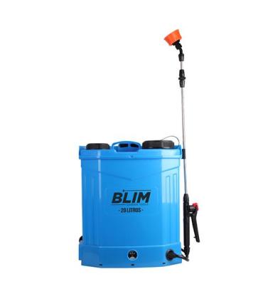 Blim Sulfatadora de Espalda a Bateria 12V 20L - Doble Bomba - Rango de Presion 0 - 0.65mpa - Tanque Ergonomico - Asa Superior ..