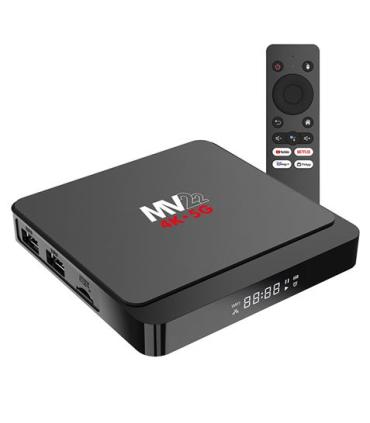 Muvip MV22 Mini PC Smart TV 4K 5G - Android 14 - Quad Core - 2GB RAM - 16GB - Color Negro