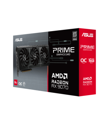 ASUS Prime -RX9070-O16G-EVO AMD Radeon RX 9070 16 GB GDDR6