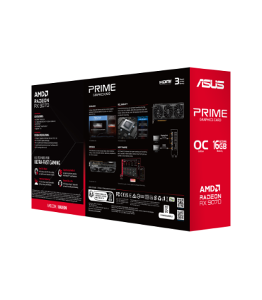 ASUS Prime -RX9070-O16G-EVO AMD Radeon RX 9070 16 GB GDDR6