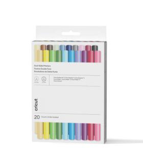 Cricut 2011824 marcador 20 pieza(s) Punta fina Colores surtidos