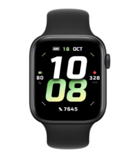 Huawei Watch 5 4,7 cm (1.85") AMOLED 45.6 mm Digital 450 x 390 Pixeles Pantalla táctil Negro GPS (satélite