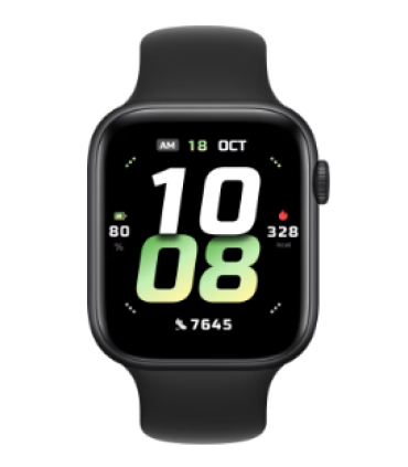 Huawei Watch 5 4,7 cm (1.85") AMOLED 45.6 mm Digital 450 x 390 Pixeles Pantalla táctil Negro GPS (satélite