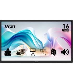 MSI PRO MP165 E6 monitor o TV portátil Monitor portátil Negro 39,6 cm (15.6") LED 1920 x 1080 Pixeles