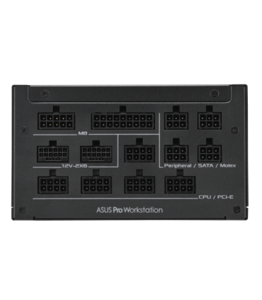 ASUS Pro WS 1600W Platinum unidad de fuente de alimentación 20+4 pin ATX ATX Negro