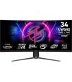 MSI MPG 346CQRF X24 pantalla para PC 86,4 cm (34") 3440 x 1440 Pixeles UltraWide Quad HD Negro