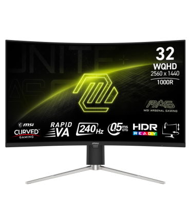 MSI MAG 325CQRXF E2 pantalla para PC 80 cm (31.5") 2560 x 1440 Pixeles Wide Quad HD LED Negro