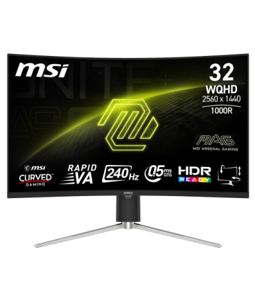 MSI MAG 325CQRXF E2 pantalla para PC 80 cm (31.5") 2560 x 1440 Pixeles Wide Quad HD LED Negro