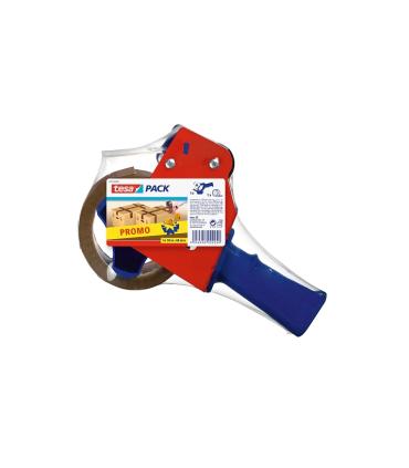 Tesa Pack de Precintadora + 1 Rollo de Precinto Marron 48mm x 50 Metros