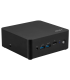 MSI CUBI NUC 1MG-238BEU PC/estación de trabajo barebone 0.84L sized PC Negro 120U Intel® SoC