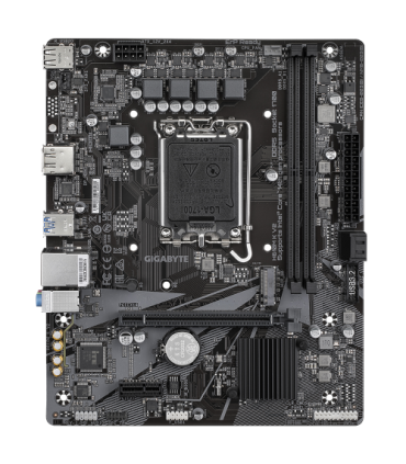 GIGABYTE H610M K V2 Placa base - Procesadores Intel Core 14ª generación, hasta 5600 MHz DDR5, 1xPCIe 3.0 M.2, LAN 1GbE, USB 3.2.