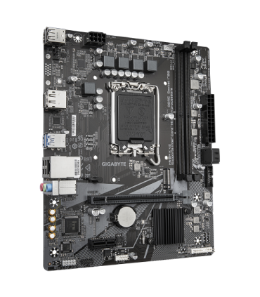 GIGABYTE H610M K V2 Placa base - Procesadores Intel Core 14ª generación, hasta 5600 MHz DDR5, 1xPCIe 3.0 M.2, LAN 1GbE, USB 3.2.