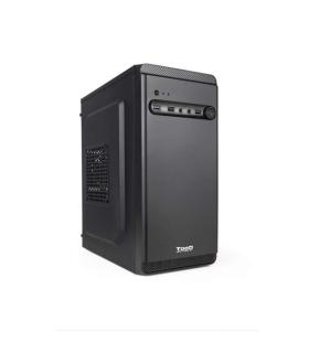 Tooq Caja Minitorre Micro-ATX/Mini-ITX - Tamaño Disco Soportado 3.5", 2.5" - USB3.0, 2.0, Audio HD - Ventilador 80mm Incluido ..