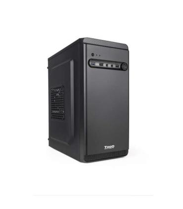 Tooq Caja Minitorre Micro-ATX/Mini-ITX - Tamaño Disco Soportado 3.5", 2.5" - USB3.0, 2.0, Audio HD - Ventilador 80mm Incluido ..