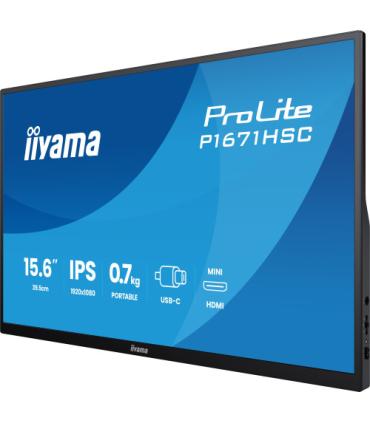 MONITOR IIYAMA IPS, PORTABLE, 2X C (VIDEO), 1XMHDMI