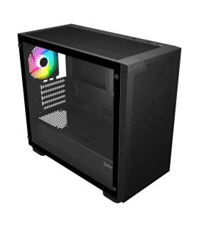 Unykach Revelat Mesh Edge Caja Micro ATX, ITX - Lateral de Vidrio Templado - 3.5", 2.5" - USB-A 2.0, USB-3.0 y Audio - 4 Ventila