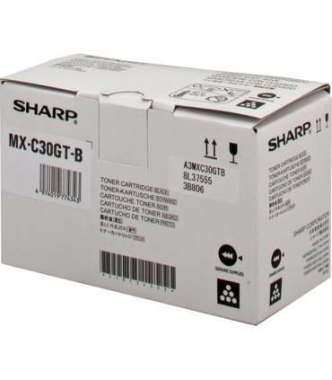 Sharp MXC30 Negro Cartucho de Toner Original - MX-C30GTB