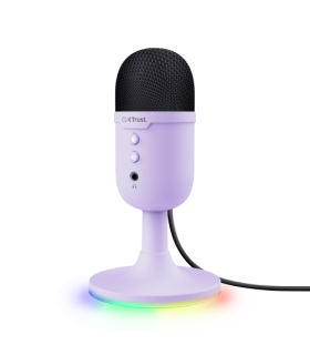 Trust GXT 234P Yunix Púrpura Micrófono de superficie para mesa