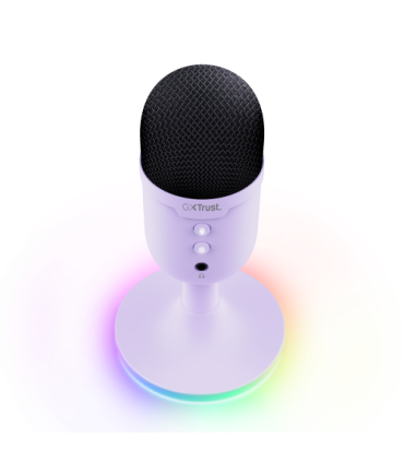Trust GXT 234P Yunix Púrpura Micrófono de superficie para mesa