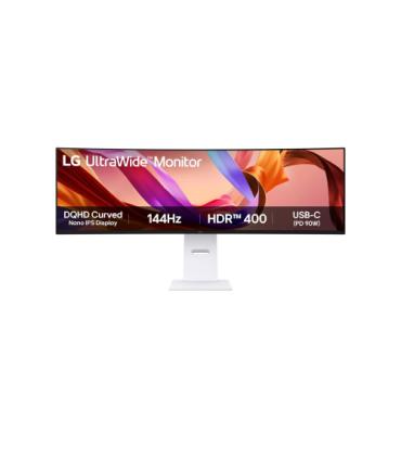 LG 49U950A-W pantalla para PC 124,5 cm (49") 5120 x 1440 Pixeles Dual QHD LED Negro, Blanco
