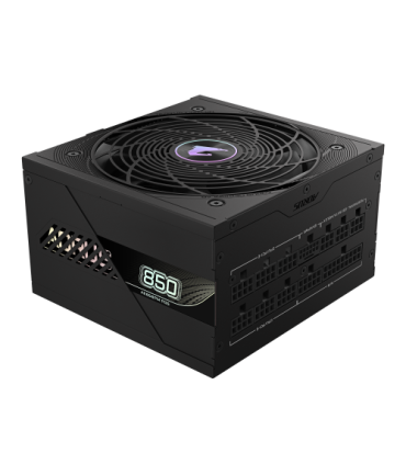 GIGABYTE AORUS ELITE P850W Fuente de Alimentación - PCIe 5.0, 80 PLUS Platinum, Diseño completamente modular, Ventilador de 120.