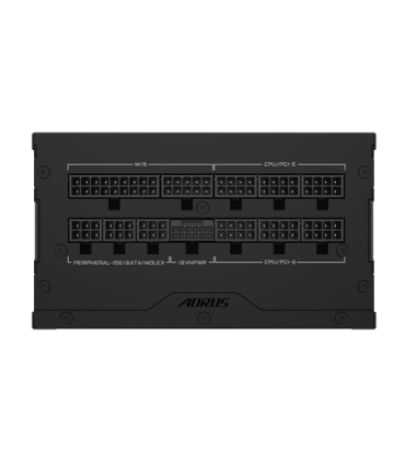 GIGABYTE AORUS ELITE P1000W ICE Fuente de Alimentación - PCIe 5.0, 80 PLUS Platinum, Diseño completamente modular, Ventilador..