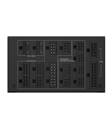 GIGABYTE UD1600PM PG5 AI TOP Fuente de Alimentación - PCIe 5.0, 80 PLUS Platinum, Diseño totalmente modular, Ventilador de 120..