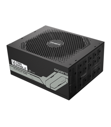 GIGABYTE UD1600PM PG5 AI TOP Fuente de Alimentación - PCIe 5.0, 80 PLUS Platinum, Diseño totalmente modular, Ventilador de 120..