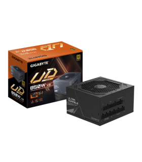 GIGABYTE UD850GM PG5 V2 Fuente de Alimentación – PCIe Gen 5.1, 80 PLUS Gold, Diseño completamente modular, Ventilador de 120 mm.