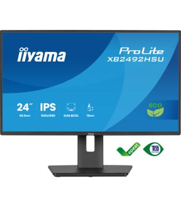 MONITOR IYAMA PROLITE XB2492HSU-B1, 61 CM (24"), 1080 X 1920 PIXELES, QUAD HD, LED, 3 MS, NEGRO