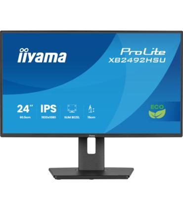 MONITOR IYAMA PROLITE XB2492HSU-B1, 61 CM (24"), 1080 X 1920 PIXELES, QUAD HD, LED, 3 MS, NEGRO
