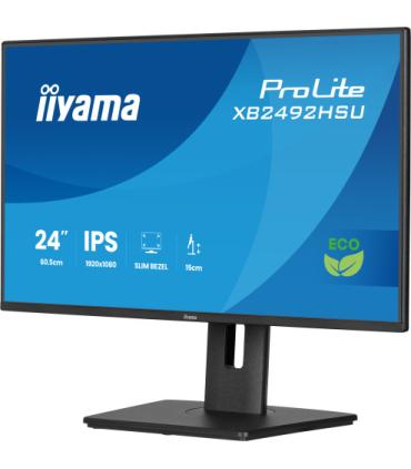 MONITOR IYAMA PROLITE XB2492HSU-B1, 61 CM (24"), 1080 X 1920 PIXELES, QUAD HD, LED, 3 MS, NEGRO