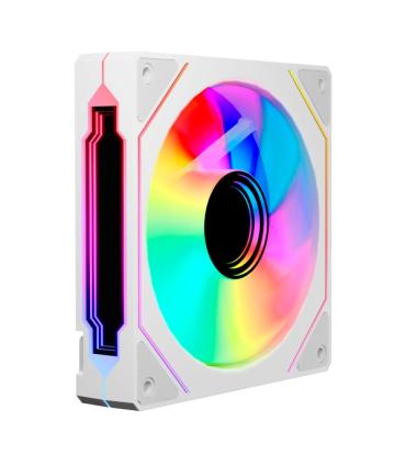 Abysm Gaming Arclight 3.0 Ventilador 120mm con Iluminacion ARGB - Velocidad Max. 1600rpm - Color Blanco