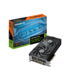 GIGABYTE GeForce RTX 5060 EAGLE MAX OC 8G Tarjeta Gráfica – 8 GB GDDR7, 128 bits, PCI-E 5.0, frecuencia de núcleo 2550 MHz, 3 x.