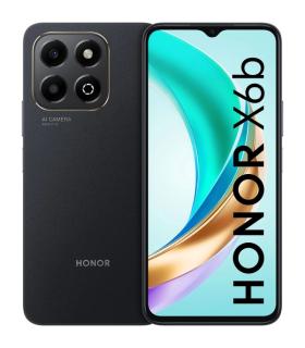 Honor X6b Smartphone Pantalla 6.56" - 4+4GB - 128GB - Camara Principal 50MP - Bateria 5200mAh - Admite Carga de 35W - Color Negr