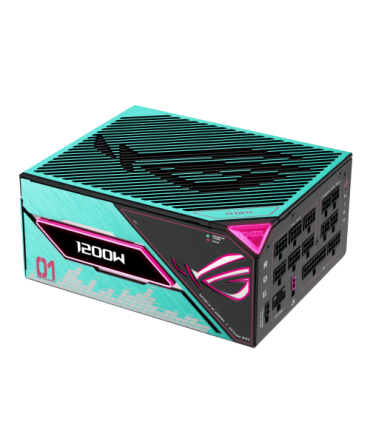 ASUS ROG -THOR-1200P3-MIKU unidad de fuente de alimentación 1200 W 20+4 pin ATX ATX Multicolor