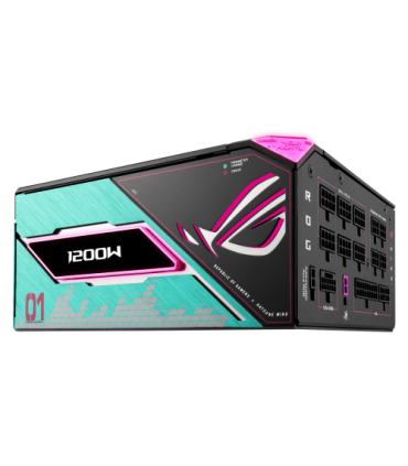 ASUS ROG -THOR-1200P3-MIKU unidad de fuente de alimentación 1200 W 20+4 pin ATX ATX Multicolor