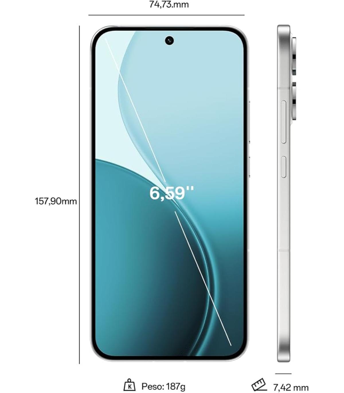 OPPO RENO14 5G 12GB 256GB OPAL WHITE+CABLE