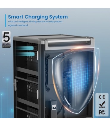 Ewent EW1700 – Armario de carga inteligente 30 portátiles