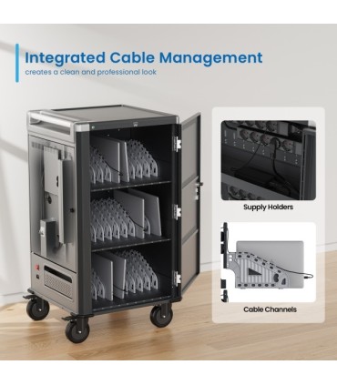 Ewent EW1700 – Armario de carga inteligente 30 portátiles