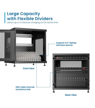 Ewent EW1714 – Armario de carga 14 dispositivos portátil