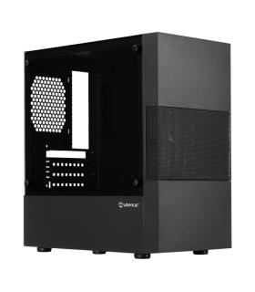 Unykach Aero C25 Caja MicroATX - Fuente de Alimentacion 500W Incluida - Tamaño Disco Soportado 3.5", 2.5" - USB-A 3.0 y Audio