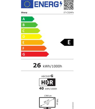 SHARP 32HF2265EW GOOGLE TV 32"
